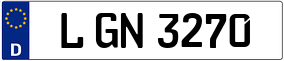 Truck License Plate